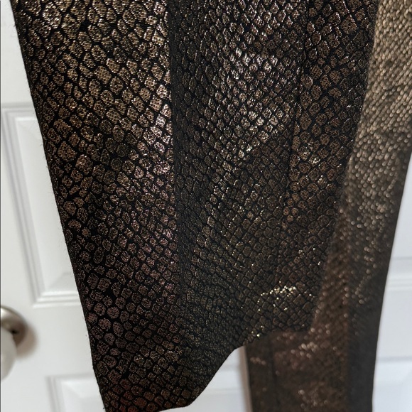 NEW Anne Klein Gold Straight Leg Trousers Sz 6 - Picture 5 of 11